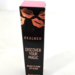 REALHER Black to Pink Lip Gloss
